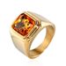 Jewelry titanium steel ring, gold men's ring_voghion.com