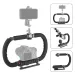 Estabilizador de acción, empuñadura, soporte para flash, mango, accesorios de vídeo profesionales para cámaras DSLR, DV, videocámaras, teléfonos inteligentes CL24082_voghion.com