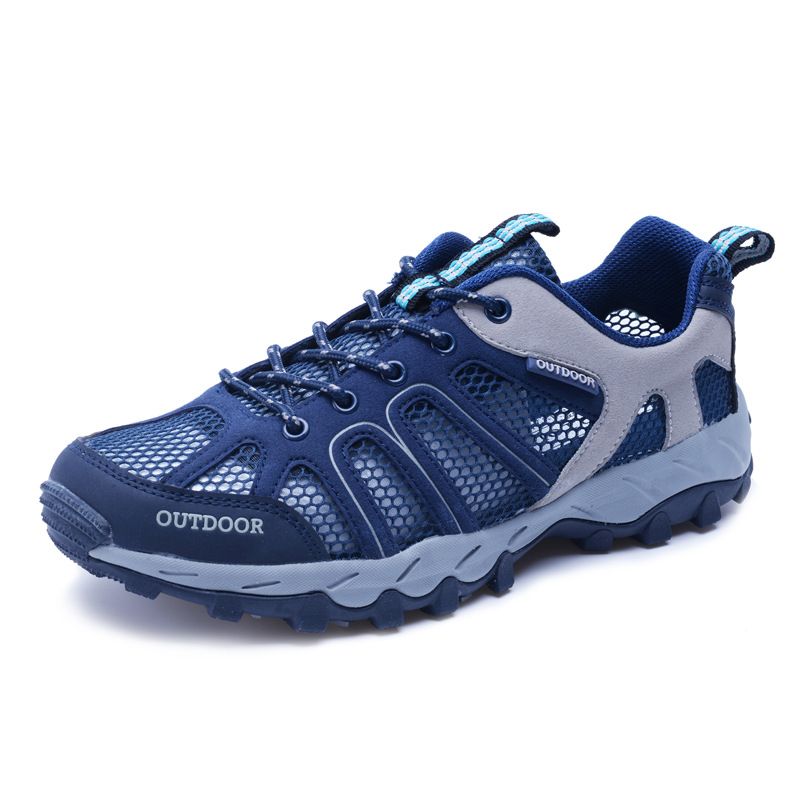 Liefhebbers van outdoor wandelschoenen sport marathon hardlopen wandelen bergbeklimmen snel drogend ademend antislip dikke zool casual schoenen_voghion.com