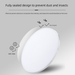 Plafonnier LED ultra-mince rond, triple protection, résistant à l'humidité, idéal pour une cuisine, une salle de bain, un balcon, un bureau, une chambre, un couloir ou un couloir_voghion.com
