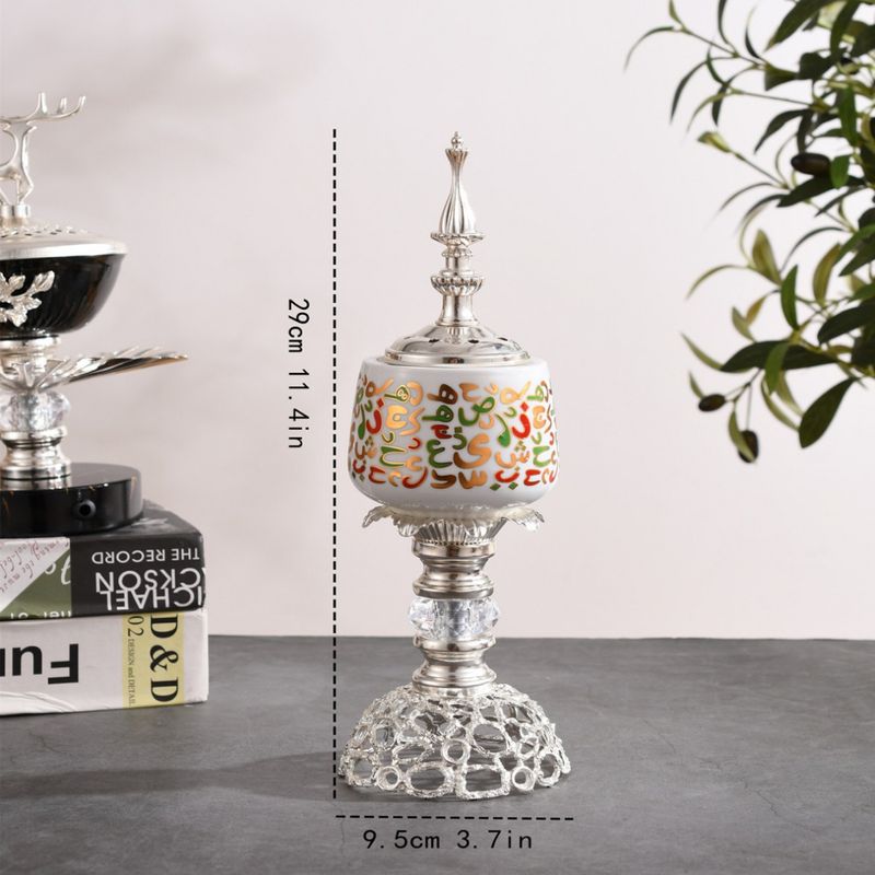 Creative Edge Mode Metall Handwerk Ornament Weihrauch einfache Home Sandelholzbrenner_voghion.com