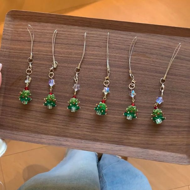 Atmosphär, faarwege Chrëschtbeemchen-Unhänger, exquisit High-End, personaliséiert, modesch, einfach a villfälteg Mobil_voghion.com