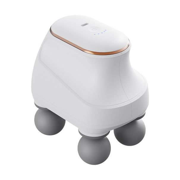 Pistolet de massage à percussion mini 4 en 1 - Relaxation musculaire ultra silencieuse avec 5 niveaux de vitesse et écran LCD (_voghion.com