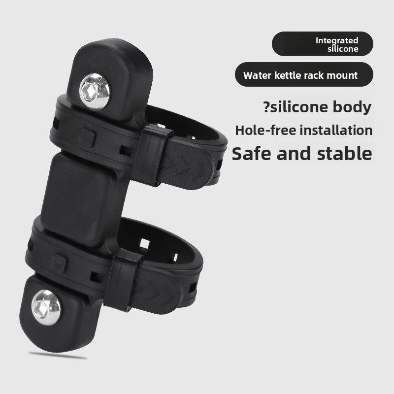 Supporto universale per bici da strada e da montagna, senza foratura, portaborraccia_voghion.com