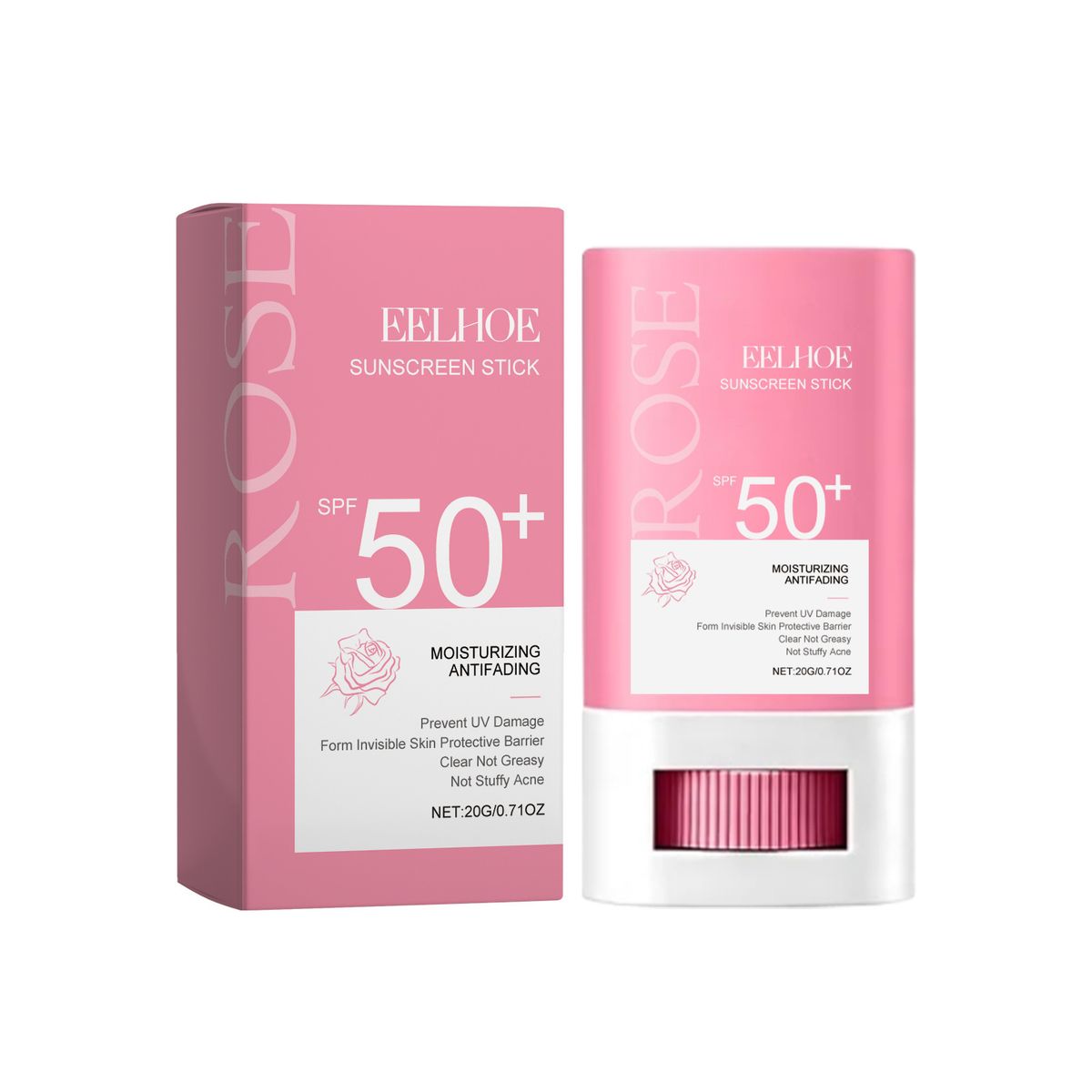 EELHOE Rose UV Summer Outdoor Moisturizing Body Skin Refreshing And Non Sticky Protection Cream_voghion.com