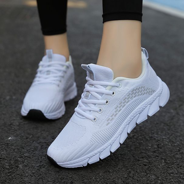 Donne sportive leggere, nuove scarpe casual 2024, comode, traspiranti, scarpe da corsa per bambini, assorbimento degli urti,_voghion.com