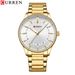 Men's Minimalist Stainless Steel Quartz Watch - Waterproof Round Dial Business Wristwatch With Alloy Strap Large Dial Watch_voghion.com