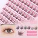 False Eyelashes Color Segment Grafting False Eyelashes Natural Large Capacity Single Cluster Hair Eyelashes_voghion.com