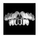 Hip Hop Gold Plated 8 Grillz Halloween Teeth Grills Props_voghion.com