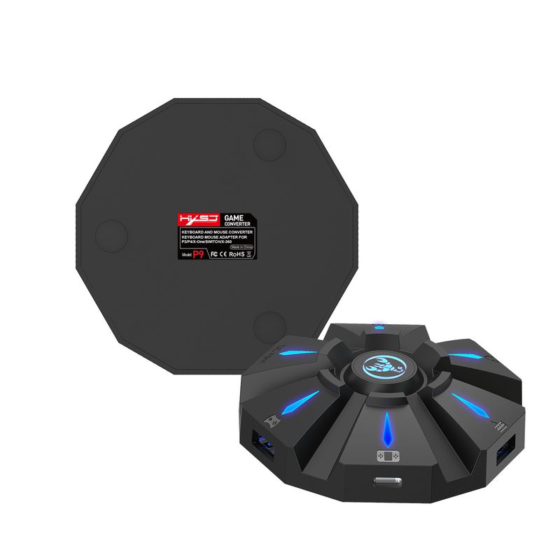 Neu P9 Tastatur und Maus Konverter Set Markt Mehrere Konsole Geräte Game-controller_voghion.com