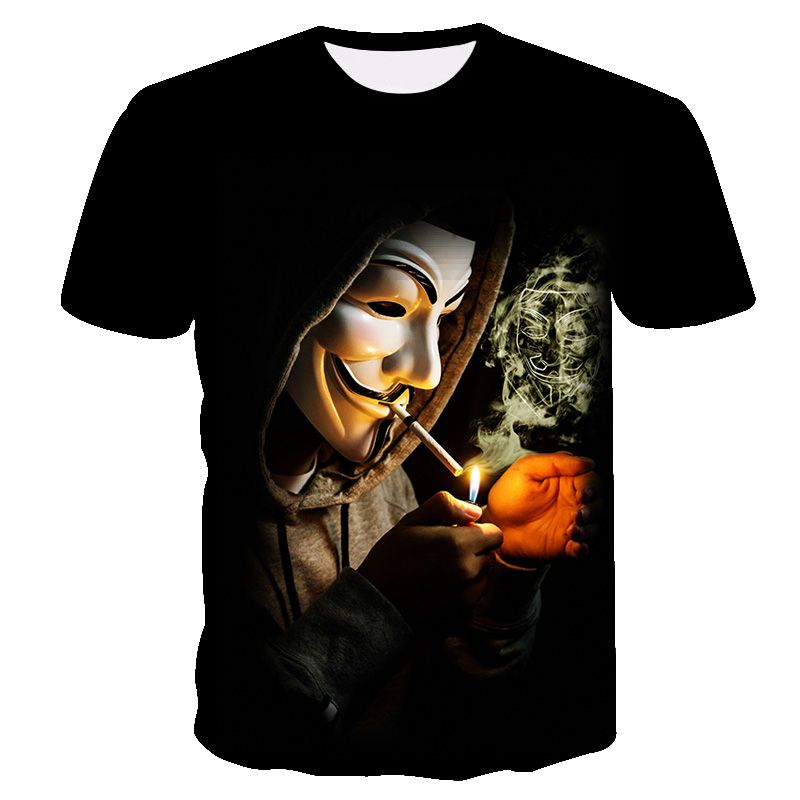 2023 New Clown T-shirt da uomo 3D T-shirt T-shirt Anime T-shirt Harajuku hip hop top streetwear_voghion.com