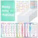 A6 Pastel Money Saving Binder With Cash Envelopes, Budget Planner Notebook, 12 Gradient Cards, 8 Pockets, Stickers_voghion.com