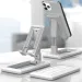 Adjustable Cell Phone Mounts & Holders Foldable Stand Universal Desktop Bracket For Smartphone Tablet Upgrade Version_voghion.com