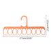 11pcs 9 Holes Clothes Hanger Organizer Space Saving Hangers Multi-function For Drying Scarf Suit Pants Storage Racks Anti-Skid_voghion.com