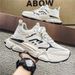 Neue atmungsaktive Sportschuhe für Herren im koreanischen Stil mit All-Match-Sohle und dicker Sohle für Freizeit-Laufschuhe_voghion.com
