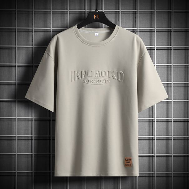 Ropa para hombres, camiseta de manga corta con gran barriga, nueva camiseta holgada de verano de talla grande, ropa para hombres gordos_voghion.com