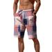 Premium-Produkte 2024 Neue atmungsaktive Hawaii-Strandhose für den Sommer, 3D-gedruckte Herren-Shorts mit Karomuster_voghion.com