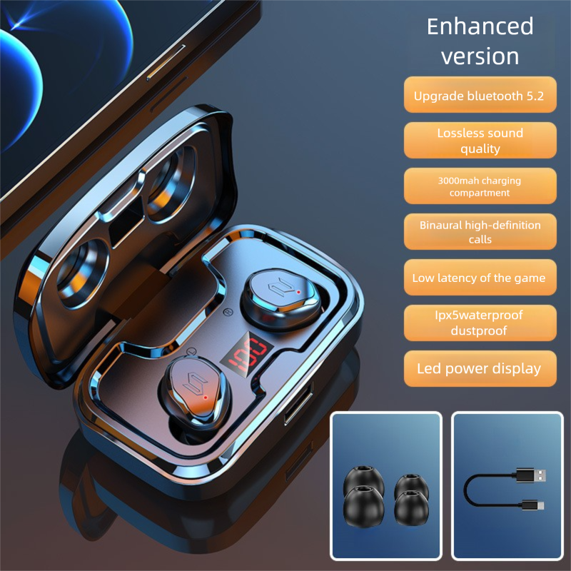 Super High-End 2024 New Noise-Cancelling Long-Lasting Bluetooth Wireless Earphones For Men And Women From Huaqiangbei_voghion.com
