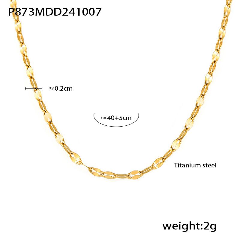 Damenschmuck Herzförmiges handgefertigtes Zirkon-Doppel-Schlüsselbein-Halsketten-Armband-Set aus Titanstahl PVD-galvanisiert, echtes Gold, Farbkonservierung_voghion.com