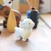Adorable Lamb Plush Fluffy Keychain Soft Cotton Cute Sheep Charm Bag_voghion.com