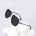 40,000 Kilometers Polarized Color Changing Men's Metal Driver Driving UV Protection Sunscreen Sunglasses_voghion.com