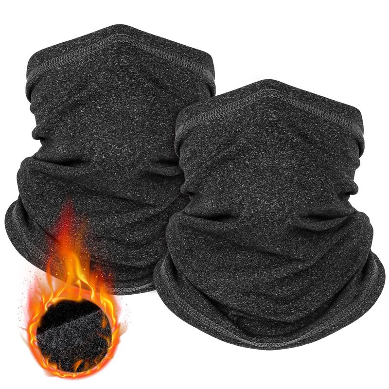 Winter neck warmer Windproof face mask for men and women Plush face mask_voghion.com