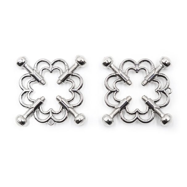 Pinces à tétons en forme de fleur, pinces à tétons réglables et sexy, pinces à tétons à double chaîne et autocollants pour tétons sexy._voghion.com