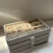3-Tier Dust-Proof Acrylic Jewelry Organizer Box, Elegant Modern Rectangular Tabletop Display Case Jewelry Boxes And Packaging_voghion.com