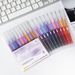 Moka 0.5mm Fine Tip Liquid Gel Rollerball Pens - 9-Pack Vibrant Color Set For Note Taking, Sketching & Art Projects_voghion.com