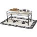 Pet Slow Adjustable Feeder Dog Bowl Rack Suitable For Medium Dogs And Cats Feeding Stand_voghion.com