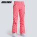 Dames skibroek Winddicht, waterdicht, warm, ademend snowboard slim sneeuwbroek_voghion.com