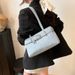 Korean Style 2025 New Women's Shoulder Unique Design Underarm High-end Fashion Handbag Small Square Bag_voghion.com