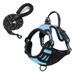 Pet Double Layer Explosion-Proof Dog Leash Buckle Collar Reflective Vest Harness_voghion.com