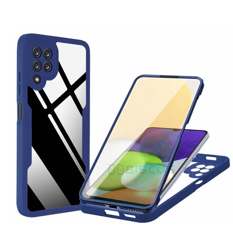 Hülle für Samsung M12 A12 A22 M22 M32 Luxus 360 Vollschutzhülle für Samsung Galaxy A22S 5G A12 Hülle Stoßfest_voghion.com