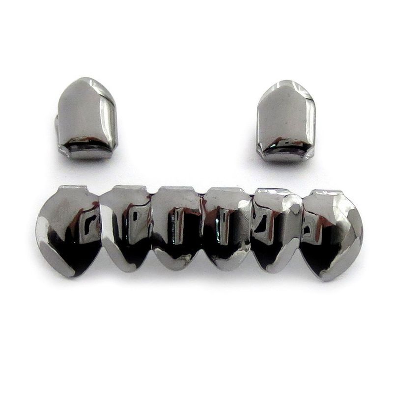 Heißer Verkauf Hip Hop Mode Accessoires Zähne Grills Gold Zahnspangen_voghion.com