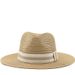Sombreros Panamá de ala ancha para mujer, sombrero de playa de paja con protección UPF y UV, para viajes, de 54-58-60 cm_voghion.com