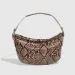 2025 New Adjustable Shoulder Strap Handbag Zipper Dumpling Snake Pattern Underarm Women's Bag Light Luxury_voghion.com