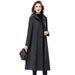 Calm Autumn Winter New Hooded Fashion Loose Plus Size Long Trench Coat Elegant Hepburn Style_voghion.com