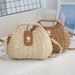 Nuova borsa a tracolla intrecciata in stile coreano per le donne, borsa a mano con struttura in paglia per le vacanze estive in spiaggia_voghion.com