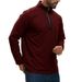 2025 Autumn Winter Men's New Waffle Zipper Long Sleeve Polo Shirt T-Shirt P_voghion.com