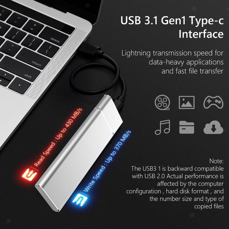 Tragbares SSD-Laufwerk vom Typ C mit 1 TB/2 TB/4 TB, externes Solid-State-Laufwerk mit Hochgeschwindigkeitsübertragung, zuverlässiger Datensicherungsspeicher, effizientes Laufwerk zur Datenverarbeitung_voghion.com