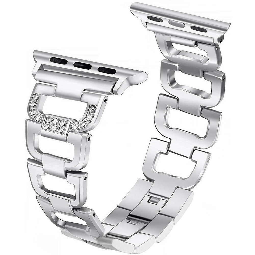 Armband kompatibel mit IWatch 38 mm 40 mm 41 mm Bling-Band für Frauen, glänzendes Diamantarmband für IWatch 8 7 6 SE 5 4 45 mm_voghion.com