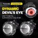 hot selling demon eye lamp LED display dynamic writing eye lamp car lens headlight atmosphere lamp_voghion.com