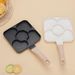 Home Multi-Functional Five-Hole Breakfast Maifan Stone Non-Stick Dormitory Egg Frying Magic Burger Pan Direct_voghion.com