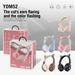 Neu YDM52 Drahtlose Bluetooth Kinder Kinder Mädchen Katze Ohr Faltbare Leucht Gaming_voghion.com