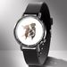 Dog Character Fashion Korean Style Casual Trend Unisex Quartz Watch Wristwatch_voghion.com