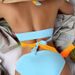 GraceChic 2025 New Euopean And Ameican Colo Block Lace-Up Bikini Two-Piece Swimsuit Fo Women High-End Beach Spa_voghion.com