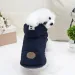 Winter Warm Jacket Clothing Small Dogs, Fleece Two-Legged Coat Puppies, Hooded Sweatshirt Pets, Costumes For Chihuahuas, By PawParty Store_voghion.com