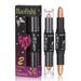 BAOLISHI Double Head Gloss For Face Repair Nose Concealer Stick High Pearl Eye Shadow Beauty Makeup_voghion.com