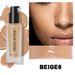 Make-up, lang anhaltende, wasserfeste, nicht verschmierende flüssige Grundierung, leicht, natürlich, klar, schweißfest, ölkontrollierend, Concealer-Grundlage_voghion.com